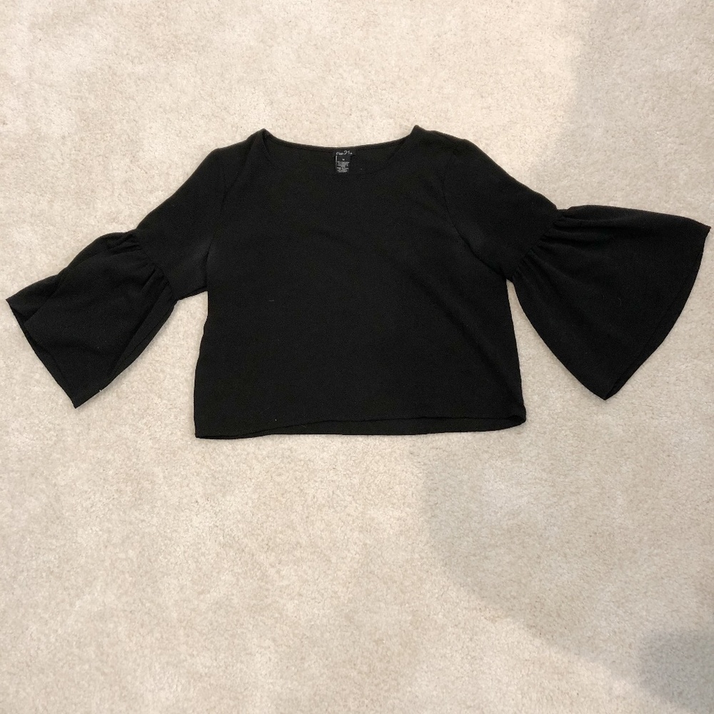 Black Bat Sleeve Shirt